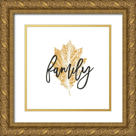 Harvest Sentiments VII Gold Ornate Wood Framed Art Print with Double Matting by Hershey, Moira