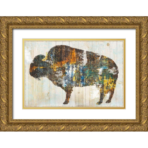 Free Spirit II Gold Ornate Wood Framed Art Print with Double Matting by Schlabach, Sue