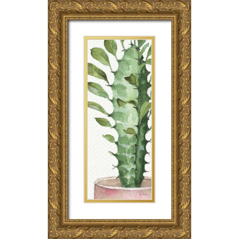 Mixed Greens XLIV Gold Ornate Wood Framed Art Print with Double Matting by Audit, Lisa