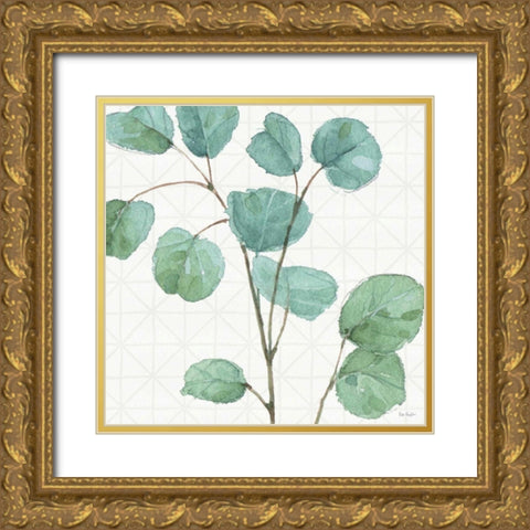 Mixed Greens LII Gold Ornate Wood Framed Art Print with Double Matting by Audit, Lisa