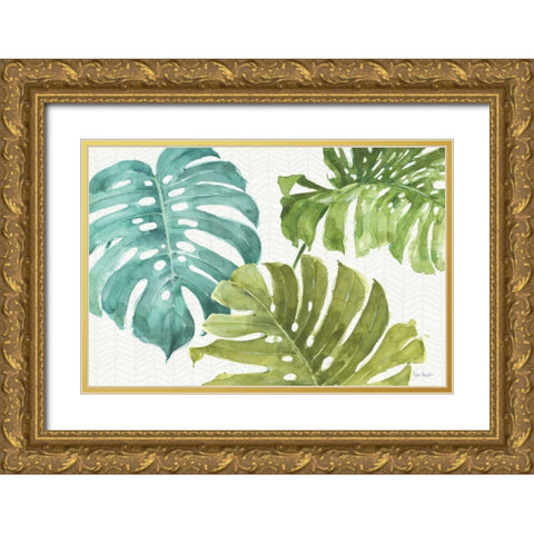 Mixed Greens LXX Gold Ornate Wood Framed Art Print with Double Matting by Audit, Lisa