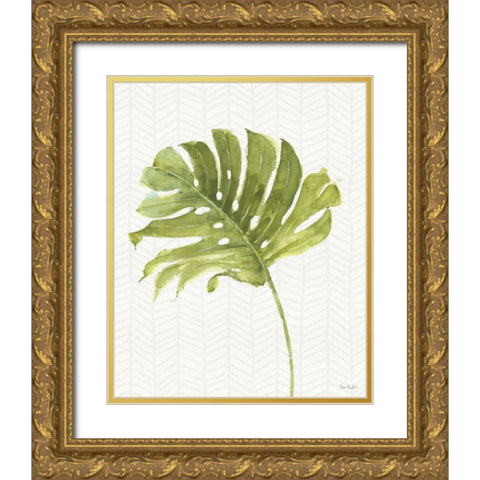 Mixed Greens LXXVII Gold Ornate Wood Framed Art Print with Double Matting by Audit, Lisa