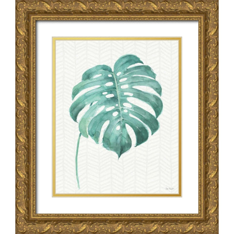 Mixed Greens LXXVIII Gold Ornate Wood Framed Art Print with Double Matting by Audit, Lisa