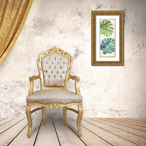 Mixed Greens LXXIX Gold Ornate Wood Framed Art Print with Double Matting by Audit, Lisa