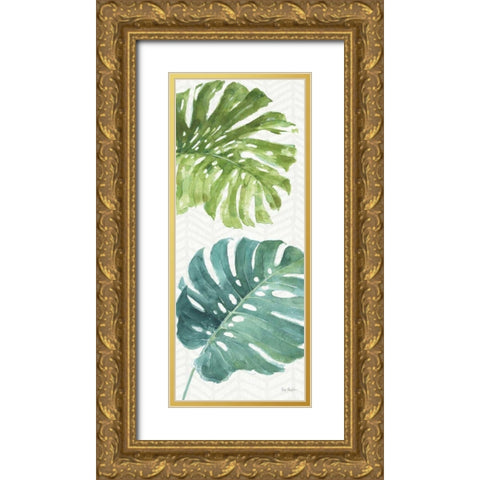Mixed Greens LXXIX Gold Ornate Wood Framed Art Print with Double Matting by Audit, Lisa