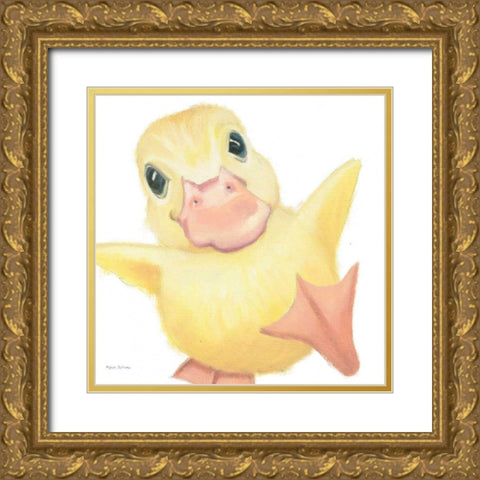 Farm Friends II Gold Ornate Wood Framed Art Print with Double Matting by Sullivan, Myles