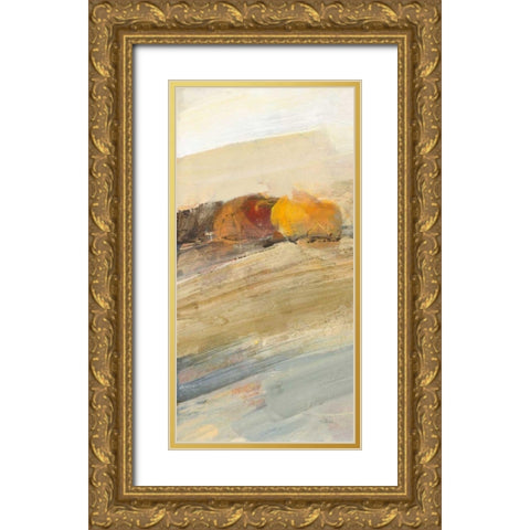 Coming Home II Neutral Gold Ornate Wood Framed Art Print with Double Matting by Hristova, Albena