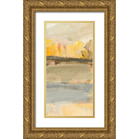 Coming Home IV Neutral Gold Ornate Wood Framed Art Print with Double Matting by Hristova, Albena