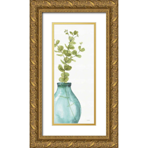 Mixed Greens LXXXV Gold Ornate Wood Framed Art Print with Double Matting by Audit, Lisa