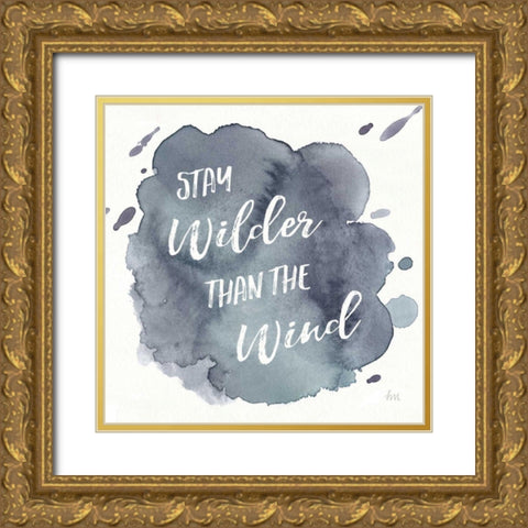 Watercolor Wanderlust Adventure II Gold Ornate Wood Framed Art Print with Double Matting by Marshall, Laura