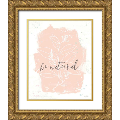 Organic Lines I Gold Ornate Wood Framed Art Print with Double Matting by Pertiet, Katie
