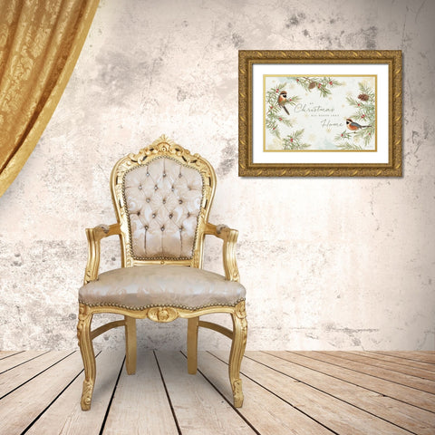 Christmas Tradition I Gold Ornate Wood Framed Art Print with Double Matting by Pertiet, Katie