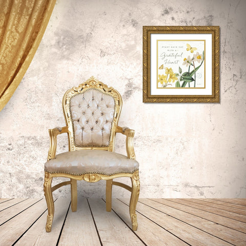 Citron Curiosities IV Gold Ornate Wood Framed Art Print with Double Matting by Pertiet, Katie