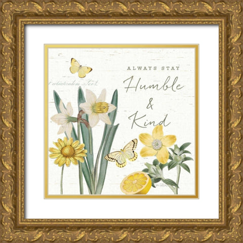 Citron Curiosities V Gold Ornate Wood Framed Art Print with Double Matting by Pertiet, Katie