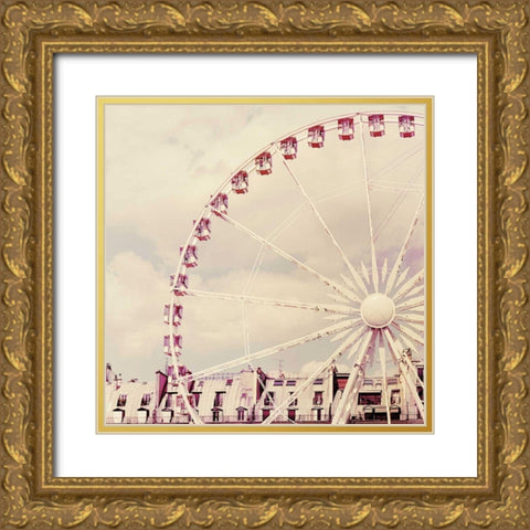 Paris Parfait Gold Ornate Wood Framed Art Print with Double Matting by Bevan, Keri