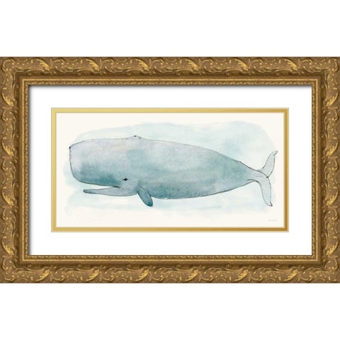 Sea Life V Gold Ornate Wood Framed Art Print with Double Matting by Miller, Sara Zieve