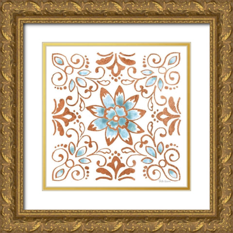 October Garden XI Gold Ornate Wood Framed Art Print with Double Matting by Grove, Beth