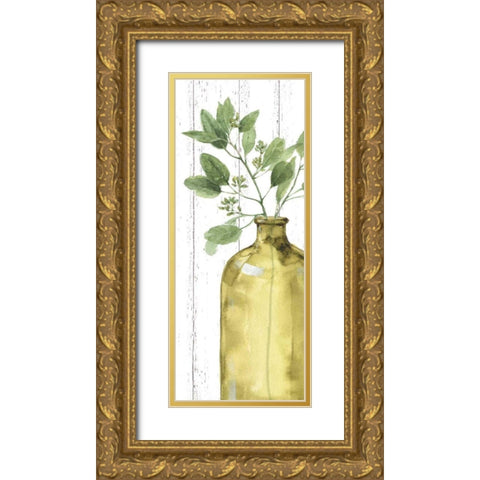 Mixed Greens LXXXIV Shiplap Gold Ornate Wood Framed Art Print with Double Matting by Audit, Lisa