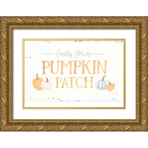 American Harvest Crop Gold Ornate Wood Framed Art Print with Double Matting by Jackson, Jenaya