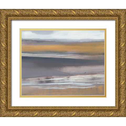 Misty Morning Crop Gold Ornate Wood Framed Art Print with Double Matting by Maye, Jo