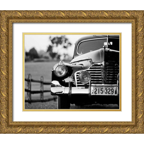 Classic Car I Gold Ornate Wood Framed Art Print with Double Matting by Aledanda