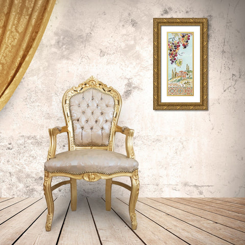 Tuscan Breeze IV Gold Ornate Wood Framed Art Print with Double Matting by Brissonnet, Daphne