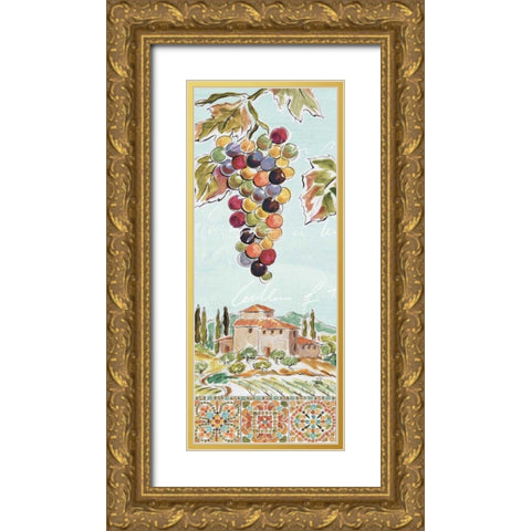 Tuscan Breeze V Gold Ornate Wood Framed Art Print with Double Matting by Brissonnet, Daphne