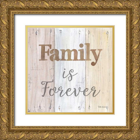 Farmhouse V Gold Ornate Wood Framed Art Print with Double Matting by Grove, Beth