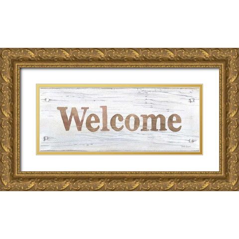 Farmhouse VII Gold Ornate Wood Framed Art Print with Double Matting by Grove, Beth