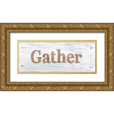 Farmhouse VIII Gold Ornate Wood Framed Art Print with Double Matting by Grove, Beth