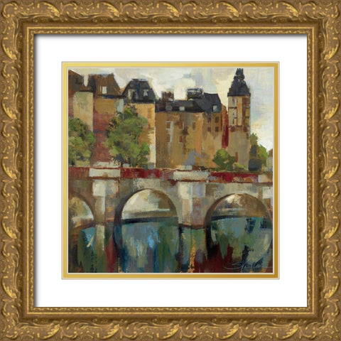 Paris - Late Summer II Gold Ornate Wood Framed Art Print with Double Matting by Vassileva, Silvia