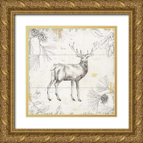 Wild and Beautiful X Gold Ornate Wood Framed Art Print with Double Matting by Brissonnet, Daphne