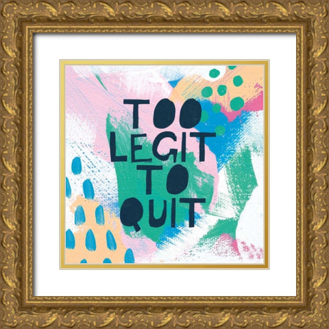 Bright Inspiration III Gold Ornate Wood Framed Art Print with Double Matting by Hershey, Moira