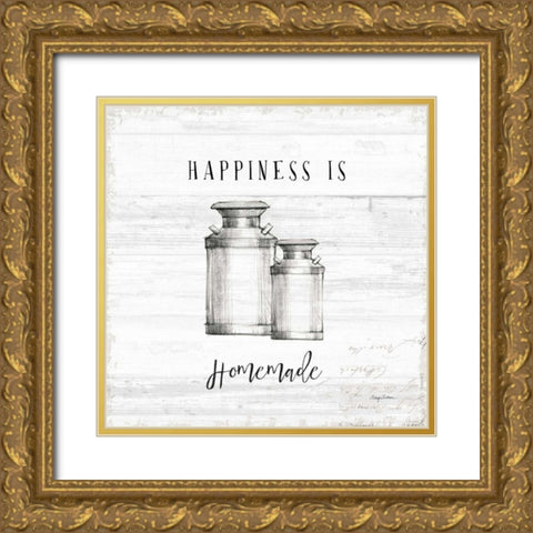 Farm Life V Shiplap Gold Ornate Wood Framed Art Print with Double Matting by Tillmon, Avery