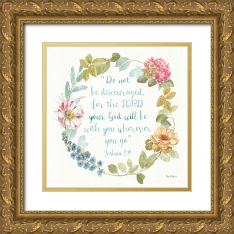 Rainbow Seeds Proverb III Gold Ornate Wood Framed Art Print with Double Matting by Audit, Lisa