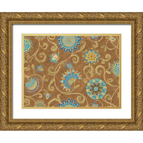 Love Tales Step 01D Gold Ornate Wood Framed Art Print with Double Matting by Brissonnet, Daphne