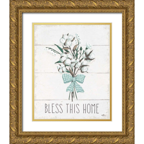 Blessed II Gold Ornate Wood Framed Art Print with Double Matting by Penner, Janelle