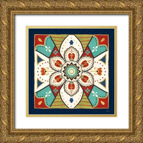 La Vida Loca VI Gold Ornate Wood Framed Art Print with Double Matting by Charron, Veronique