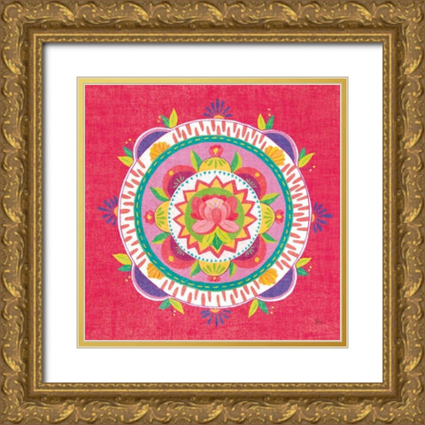 Like Frida II Gold Ornate Wood Framed Art Print with Double Matting by Sussman, Harriet