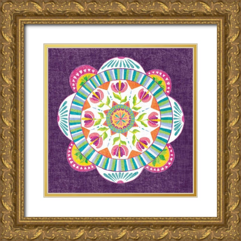 Like Frida III Gold Ornate Wood Framed Art Print with Double Matting by Sussman, Harriet