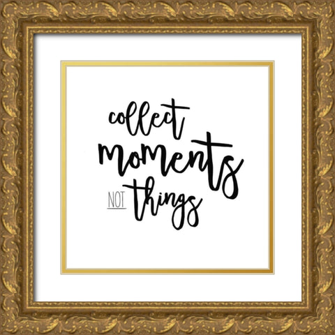 Self Reflection II Gold Ornate Wood Framed Art Print with Double Matting by Wild Apple Portfolio