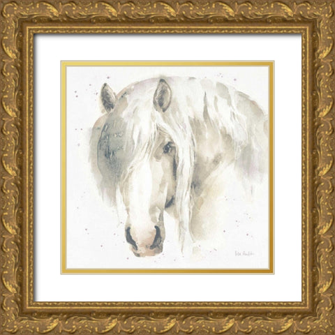 Farm Friends VI Neutral Gold Ornate Wood Framed Art Print with Double Matting by Audit, Lisa