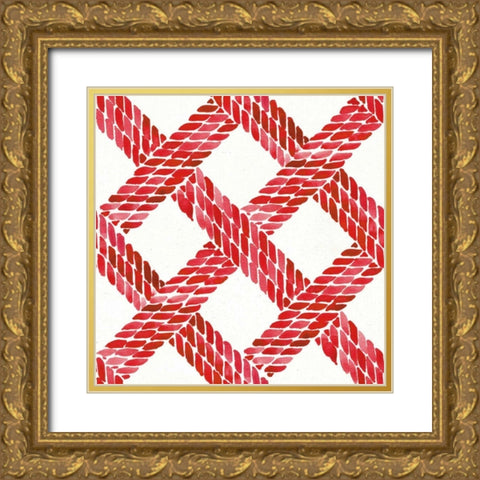 Seafood Shanty Step 01A Gold Ornate Wood Framed Art Print with Double Matting by Tavoletti, Anne