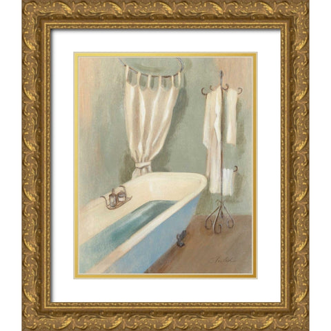 Steam Bath III - Wag Gold Ornate Wood Framed Art Print with Double Matting by Vassileva, Silvia