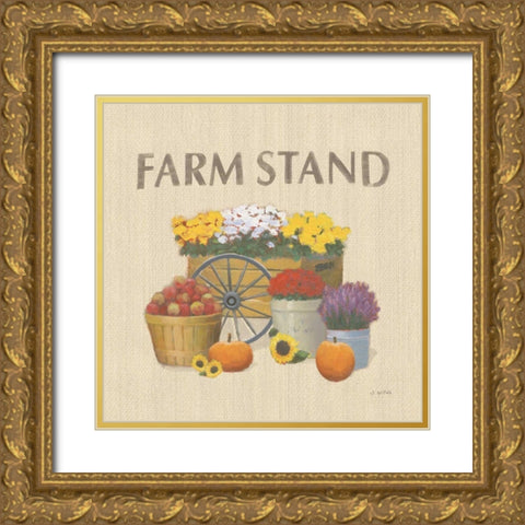 Heartland Harvest Moments VI Gold Ornate Wood Framed Art Print with Double Matting by Wiens, James