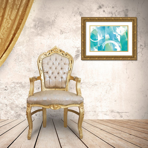 Coastal Feel I Gold Ornate Wood Framed Art Print with Double Matting by Hershey, Moira