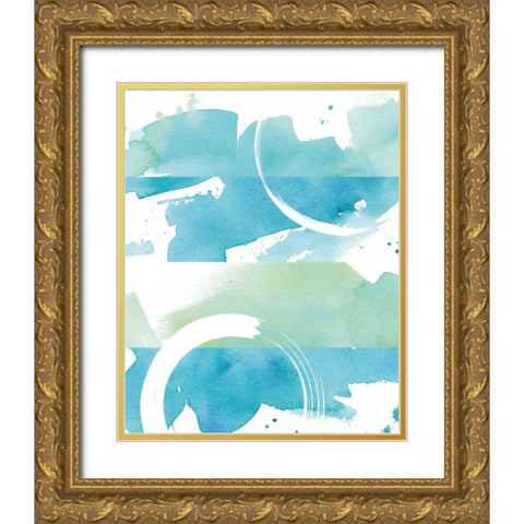 Coastal Feel III Gold Ornate Wood Framed Art Print with Double Matting by Hershey, Moira