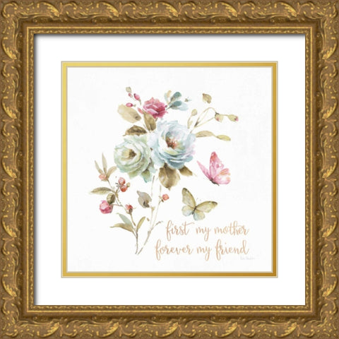 Beautiful Romance VIII Mother Gold Ornate Wood Framed Art Print with Double Matting by Audit, Lisa