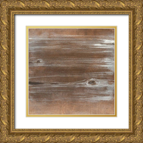 Wood Panel V Gold Ornate Wood Framed Art Print with Double Matting by Paschke, Chris