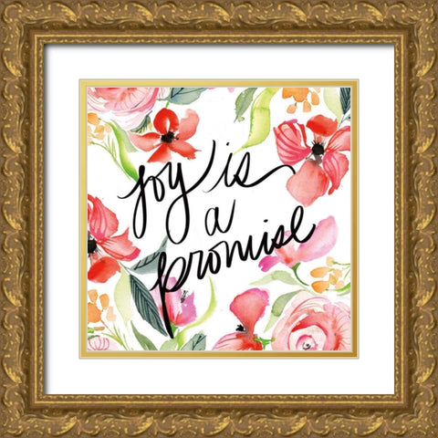 Bloom to Remember I Gold Ornate Wood Framed Art Print with Double Matting by Rice, Kristy